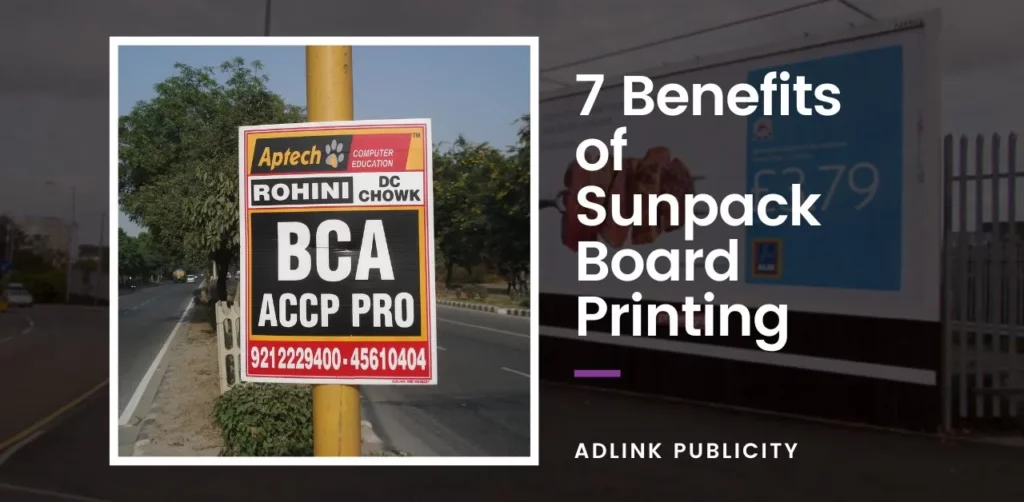 Sunpack Board Printing
