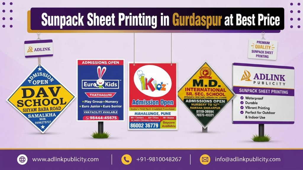 Sunpack Sheet Printing in Gurdaspur