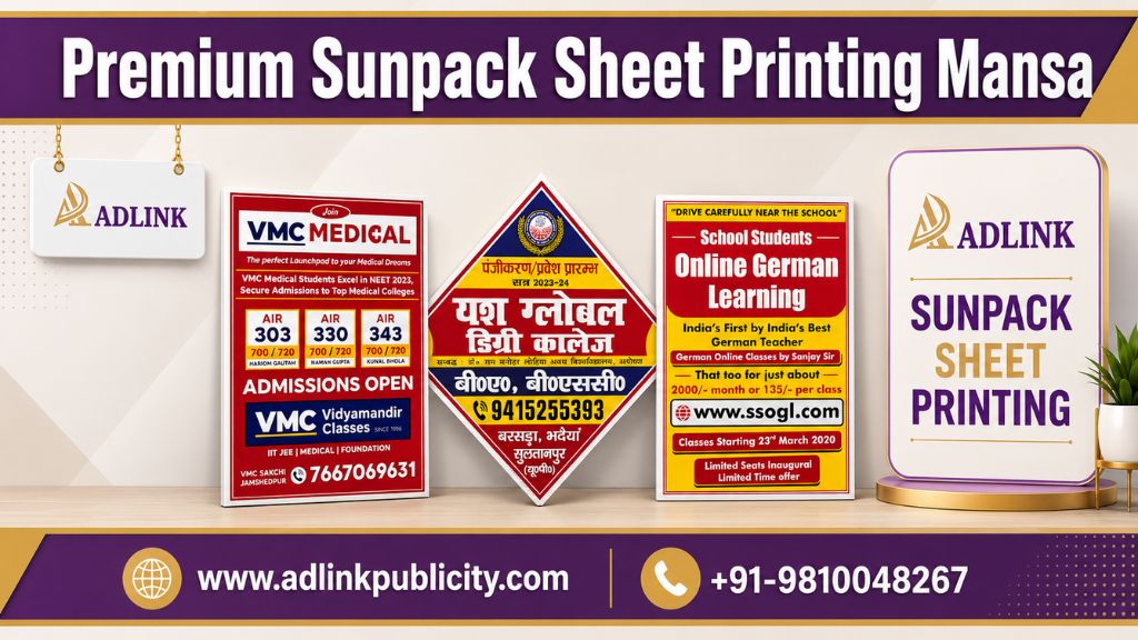 Sunpack Sheet Printing Mansa